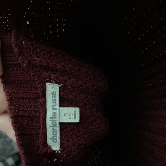 Maroon Sweater Dress - Women’s Small - Picture 3 of 4